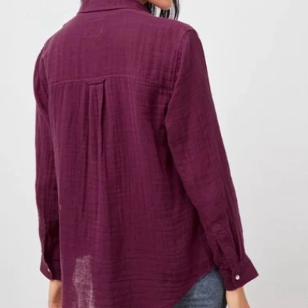 Rails Ellis Button Down Shirt In Boysenberry - image 2